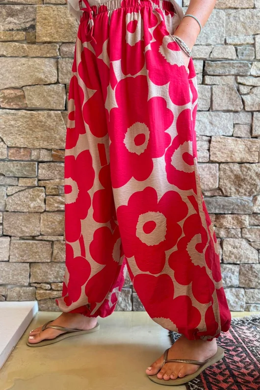 Carnaby Balloon Cuff Pant Sangria & Tan
